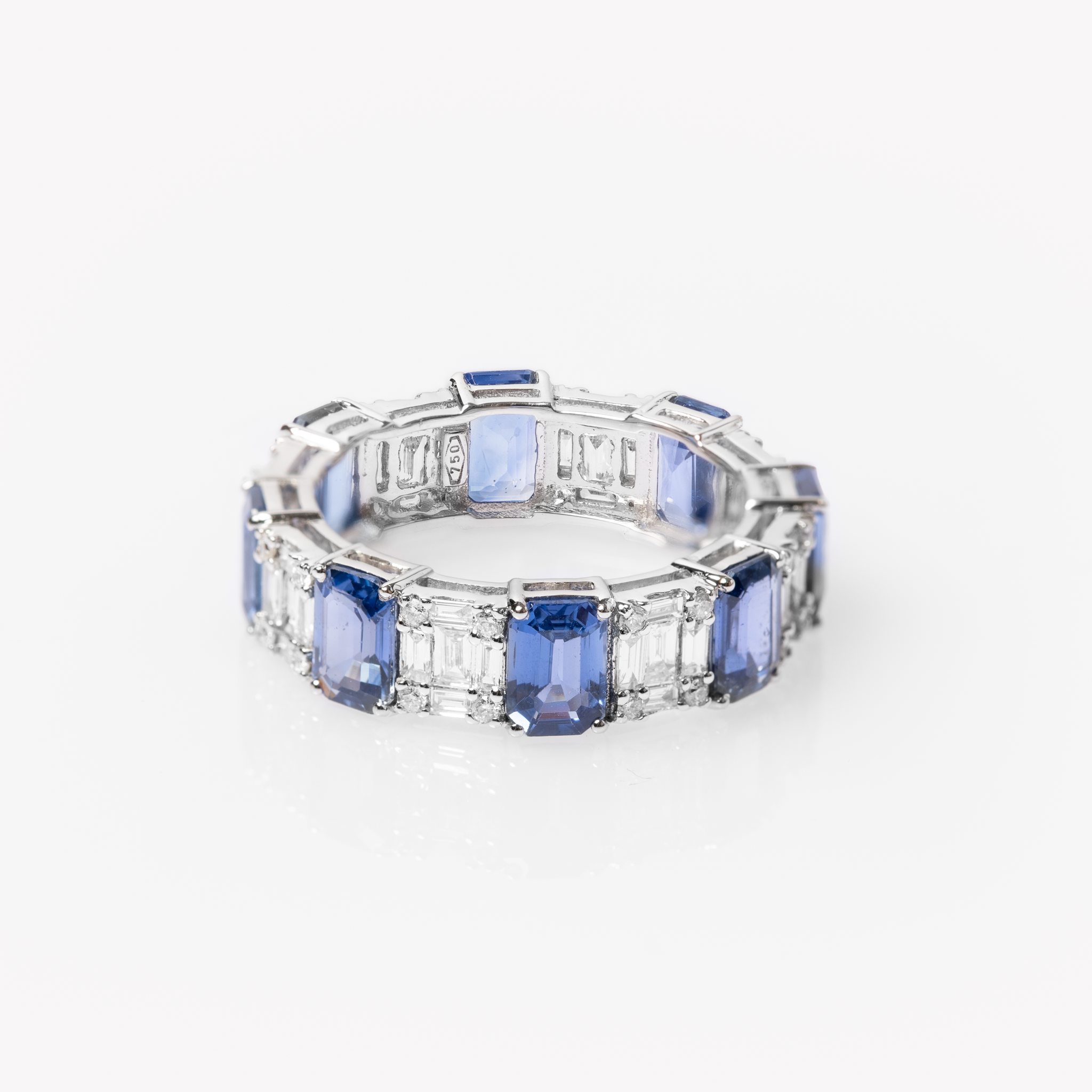 Diamond Illusion and Gemstone Band