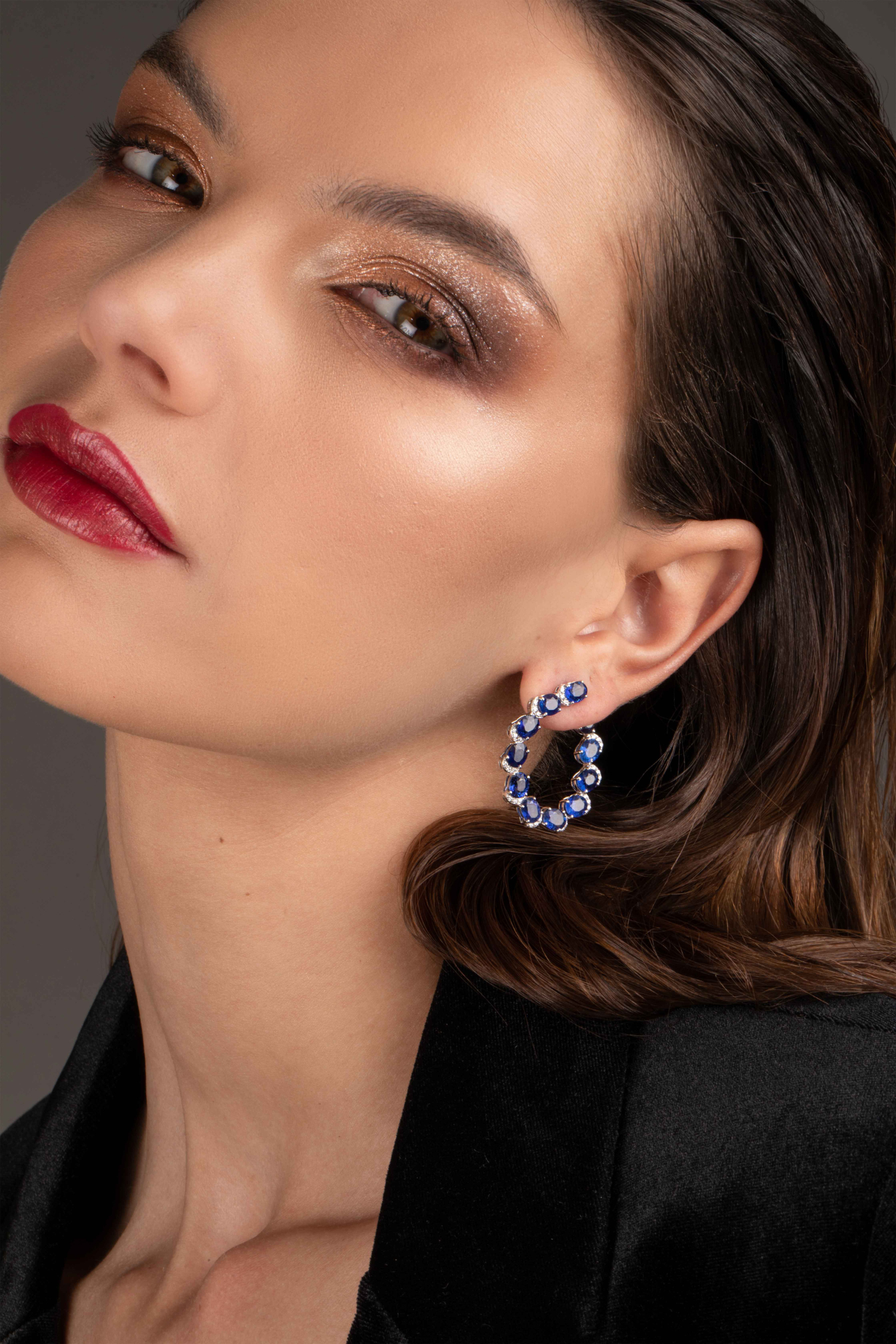 Sapphire Symphony Earrings