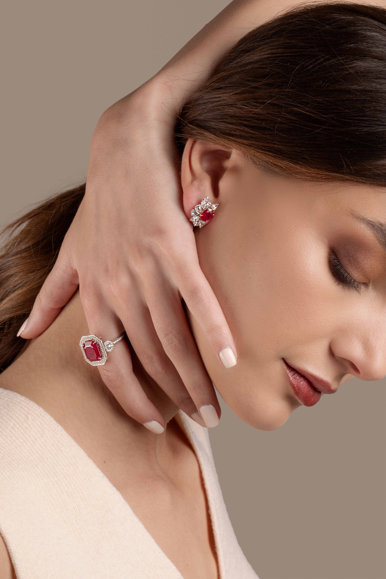 Ruby Emma Earrings