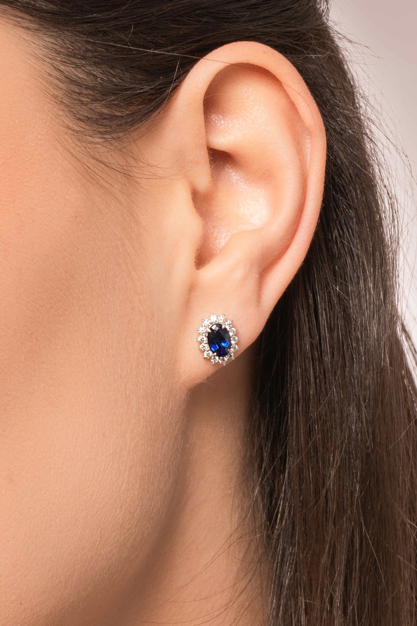 Sapphire Stud Earrings