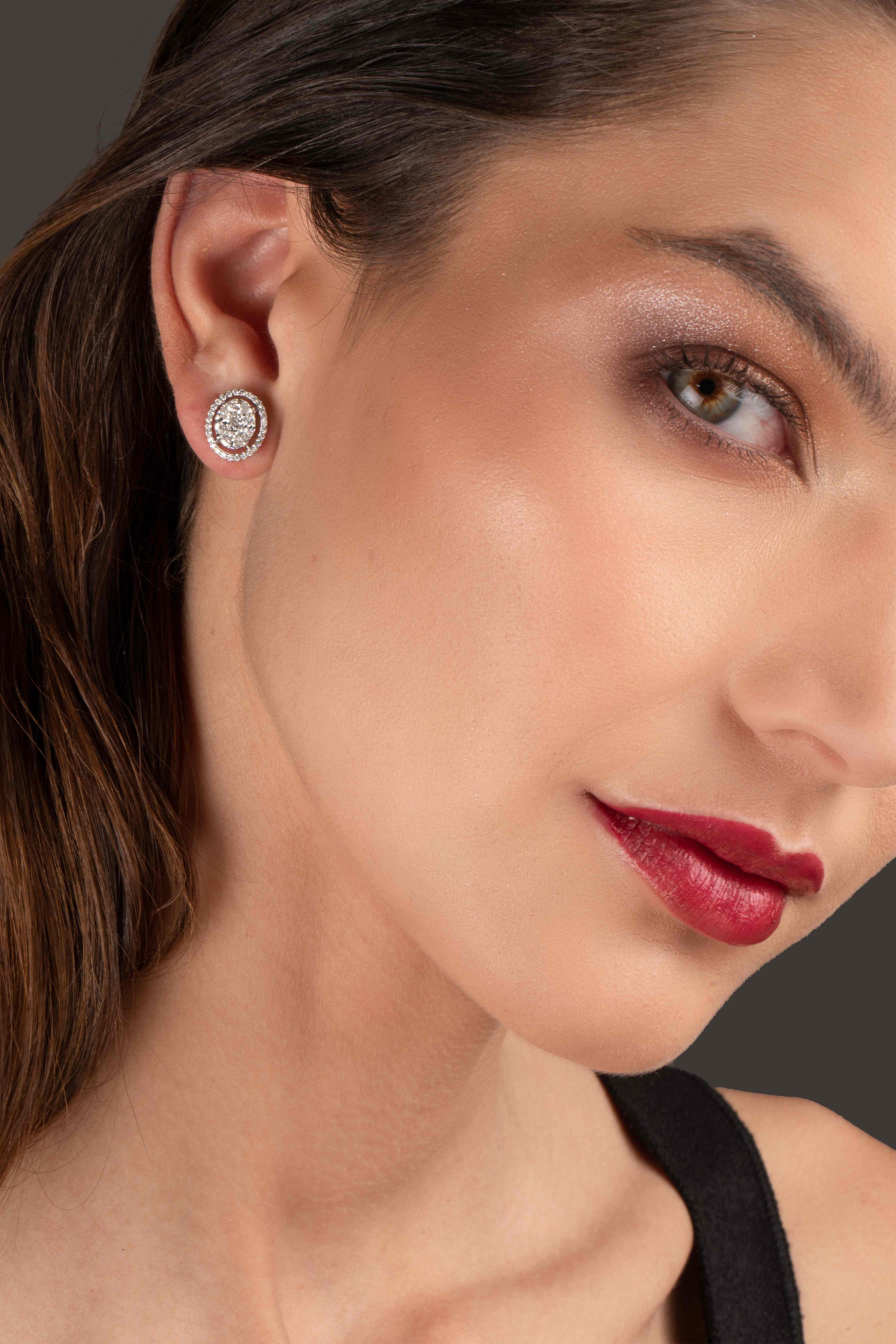 Diamond Ophelia Stud Earrings