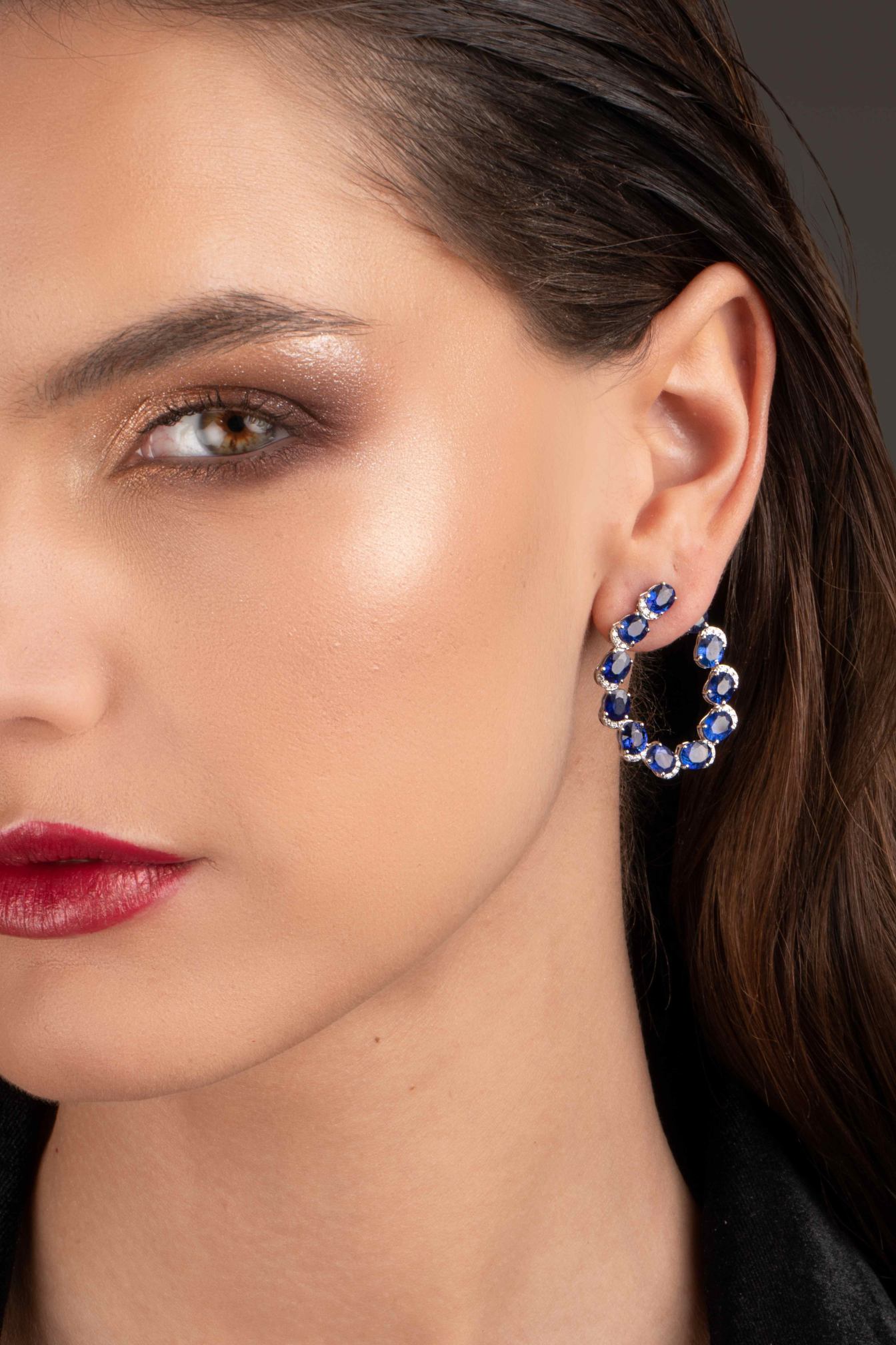 Sapphire Symphony Earrings