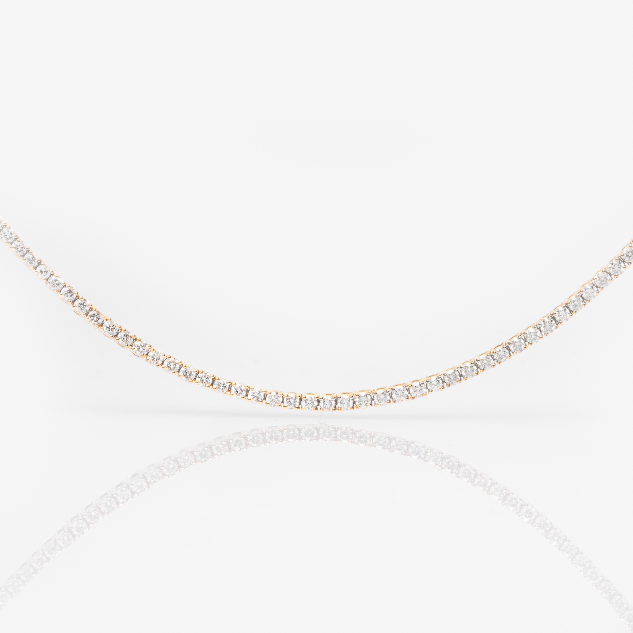 Classic Diamond Tennis Necklace