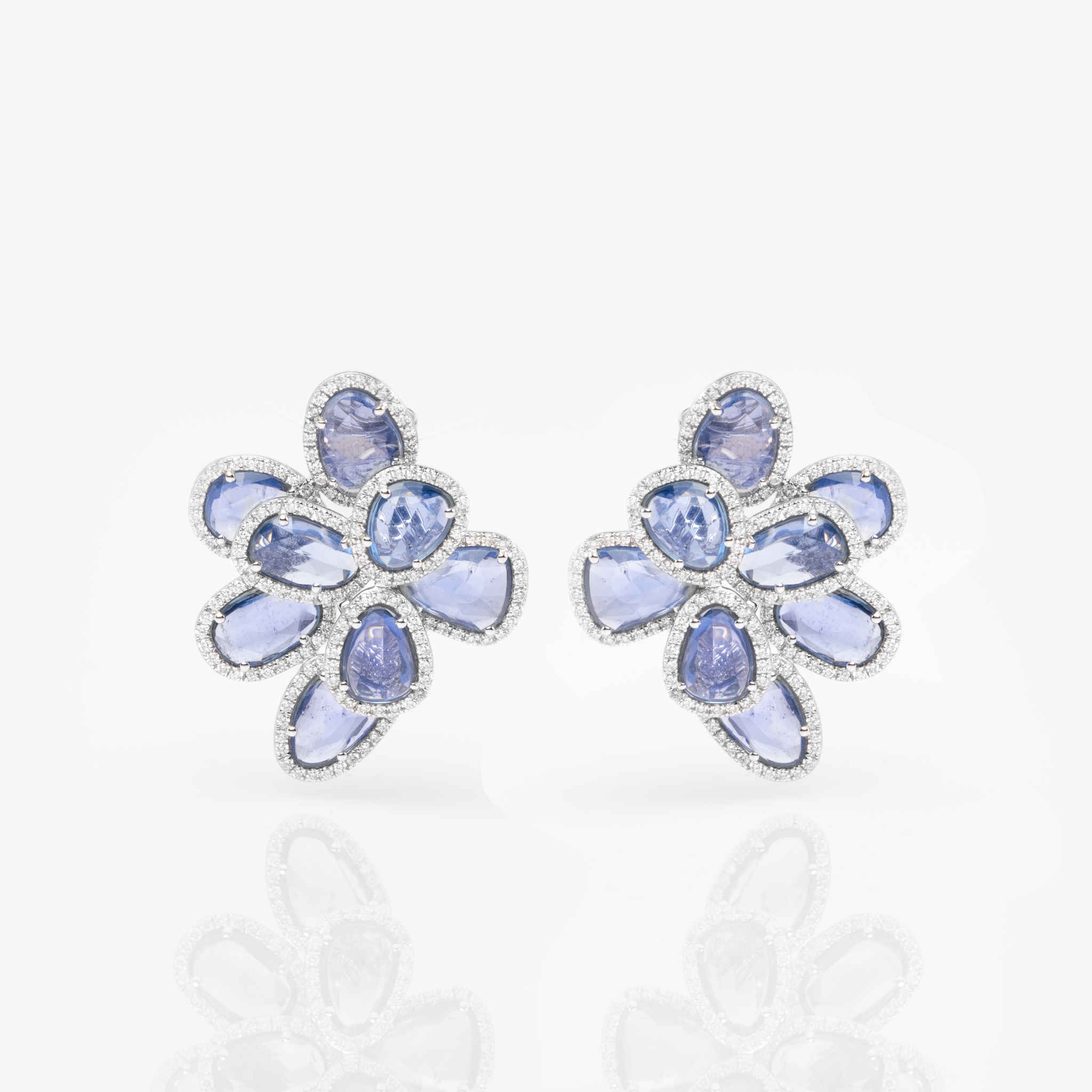 Sapphire Helium Earrings