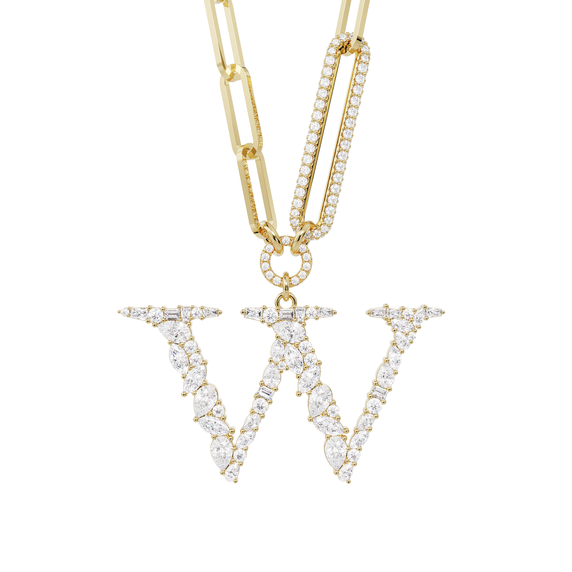 Letter W Paperclip