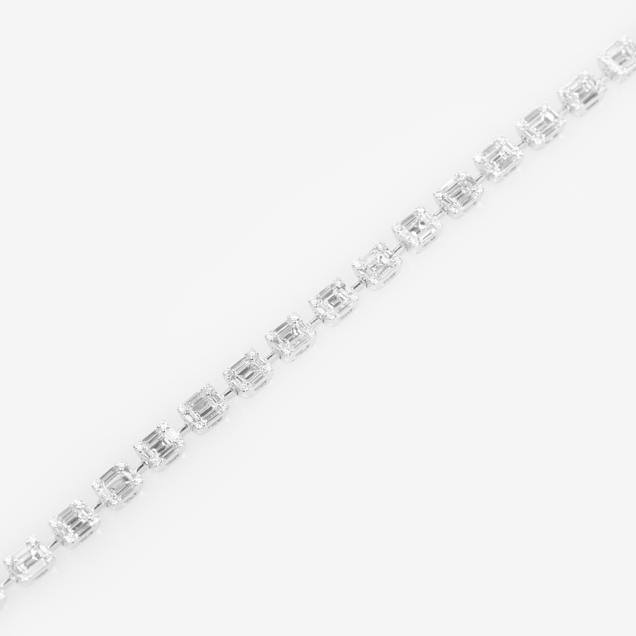 Diamond Illusion Tennis Bracelet