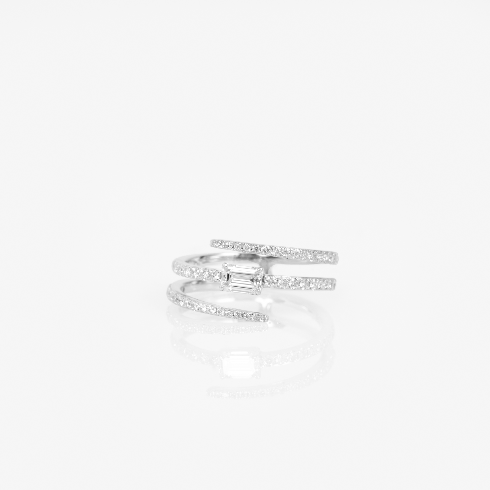 Diamond Coil Ring