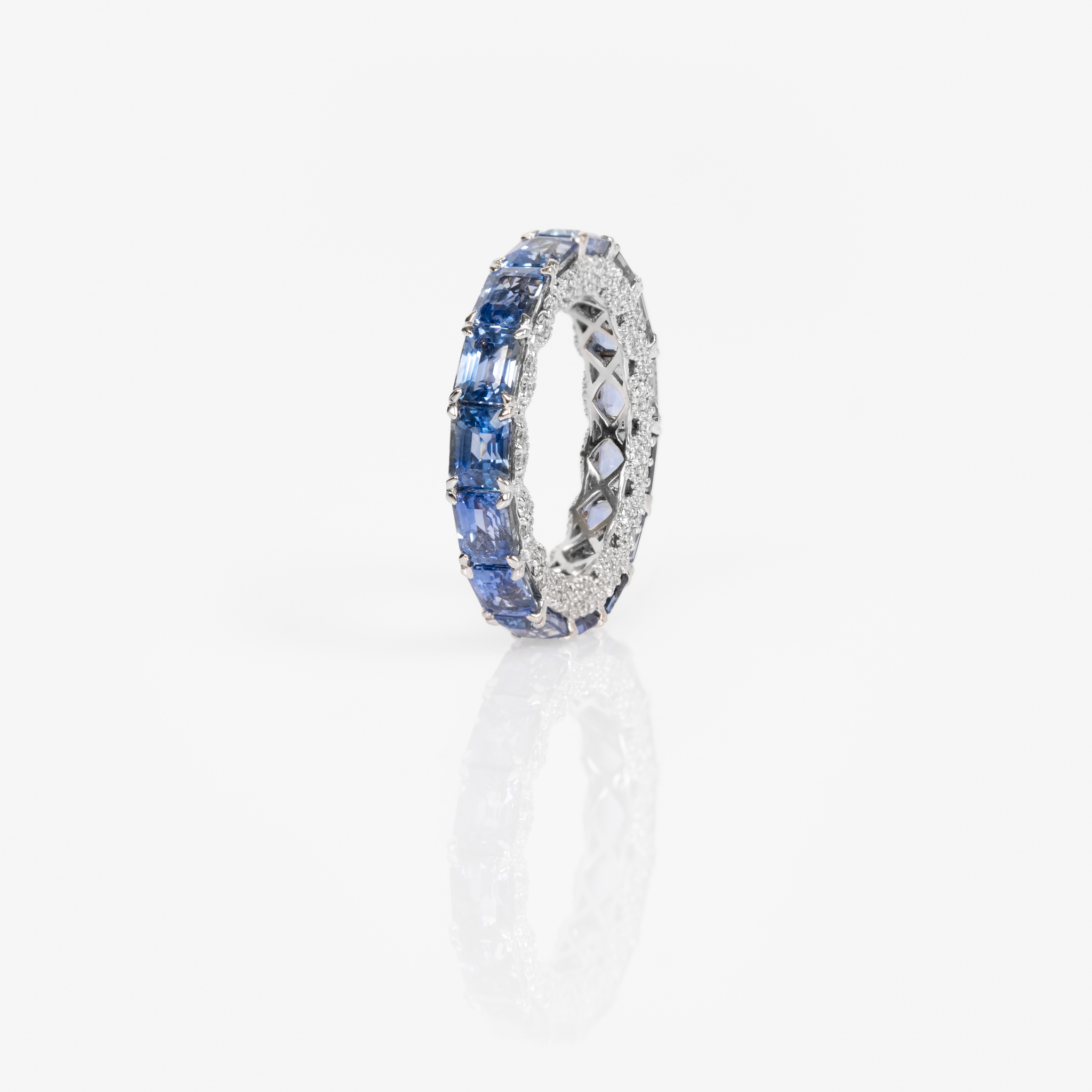 Sapphire Eternity Band