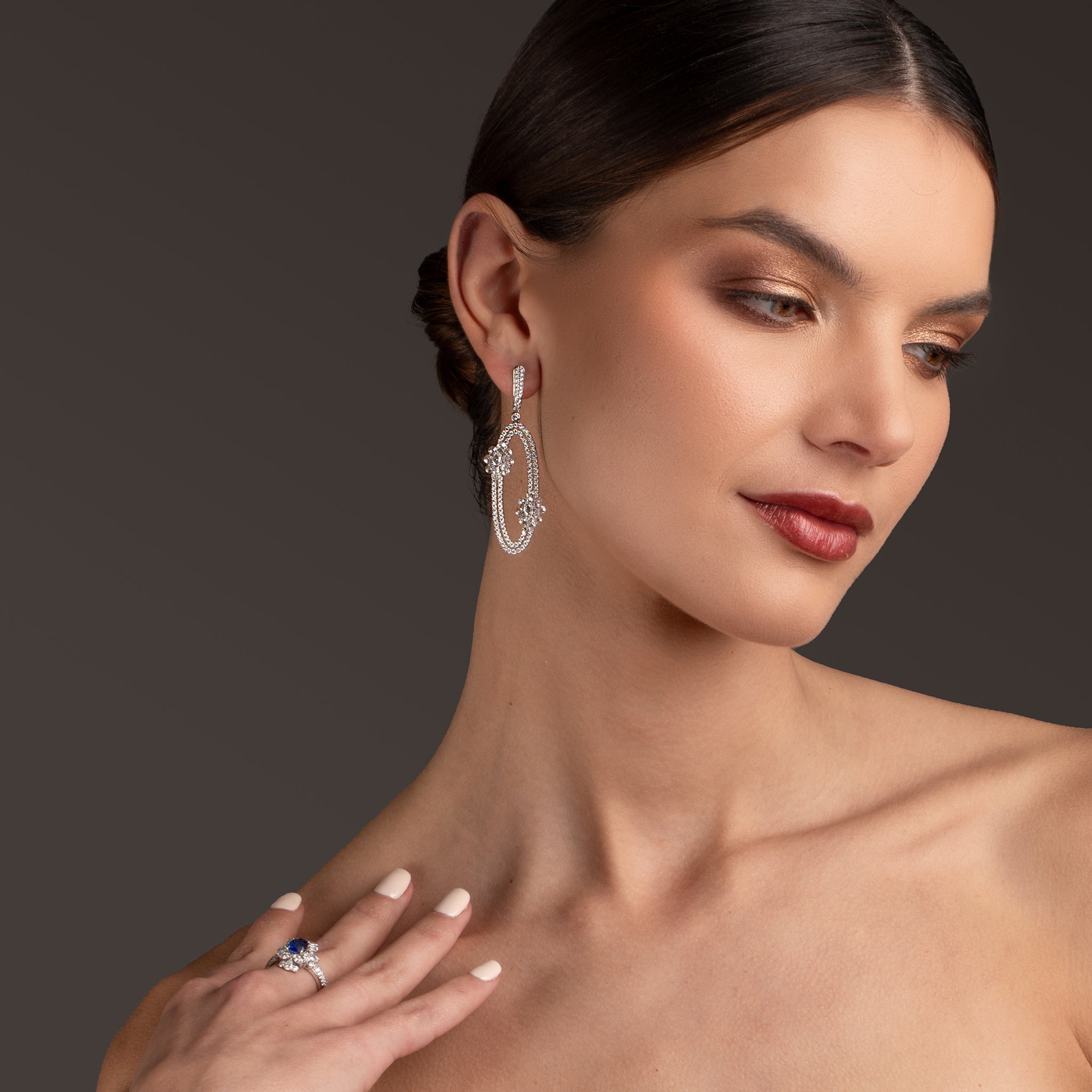 Diamond Lila Earrings