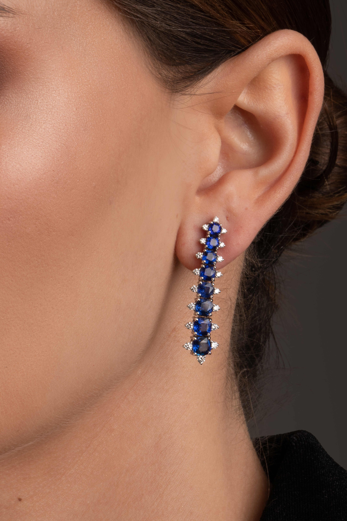 Sapphire Stellar Earrings