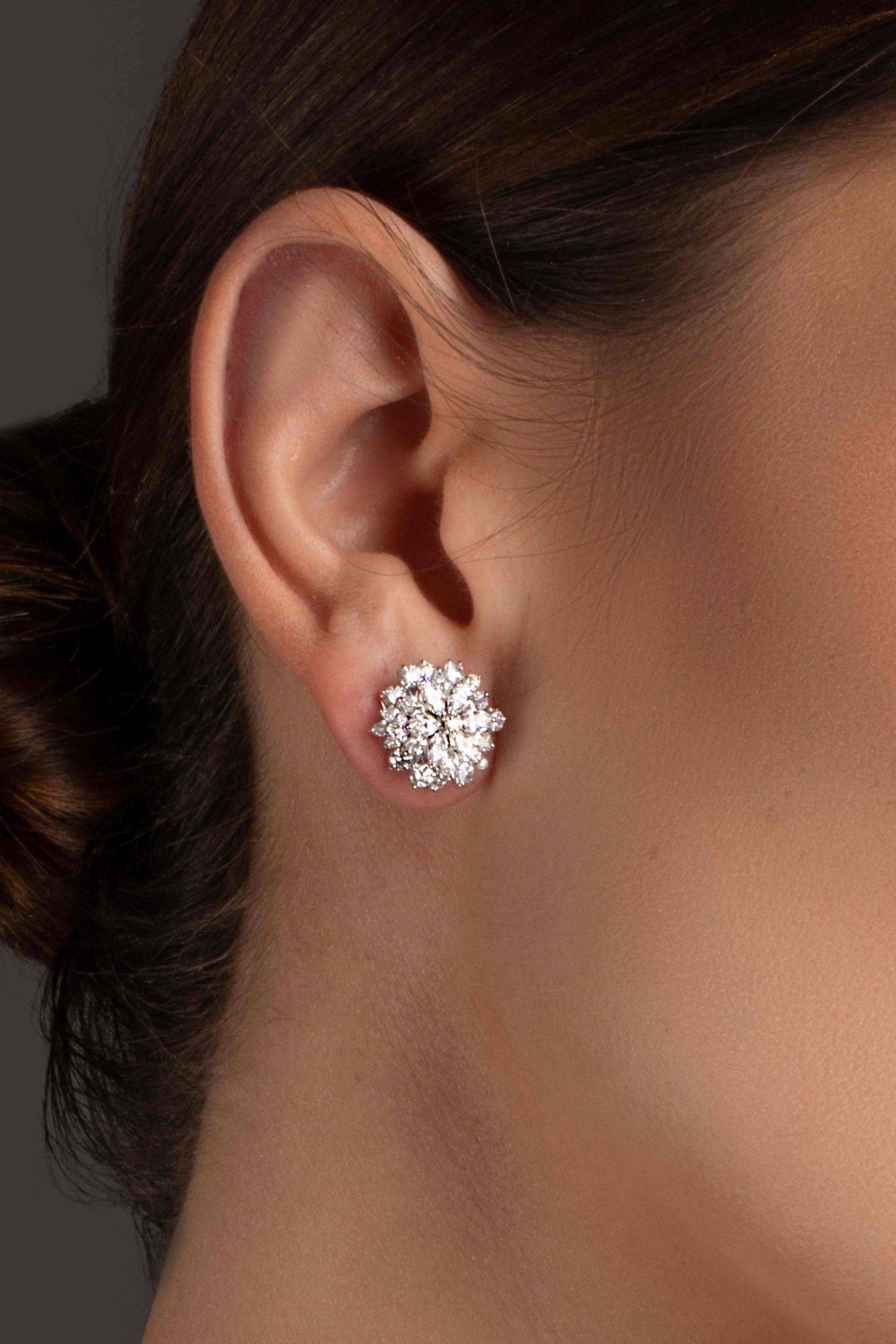 Snowflake Stud Earrings