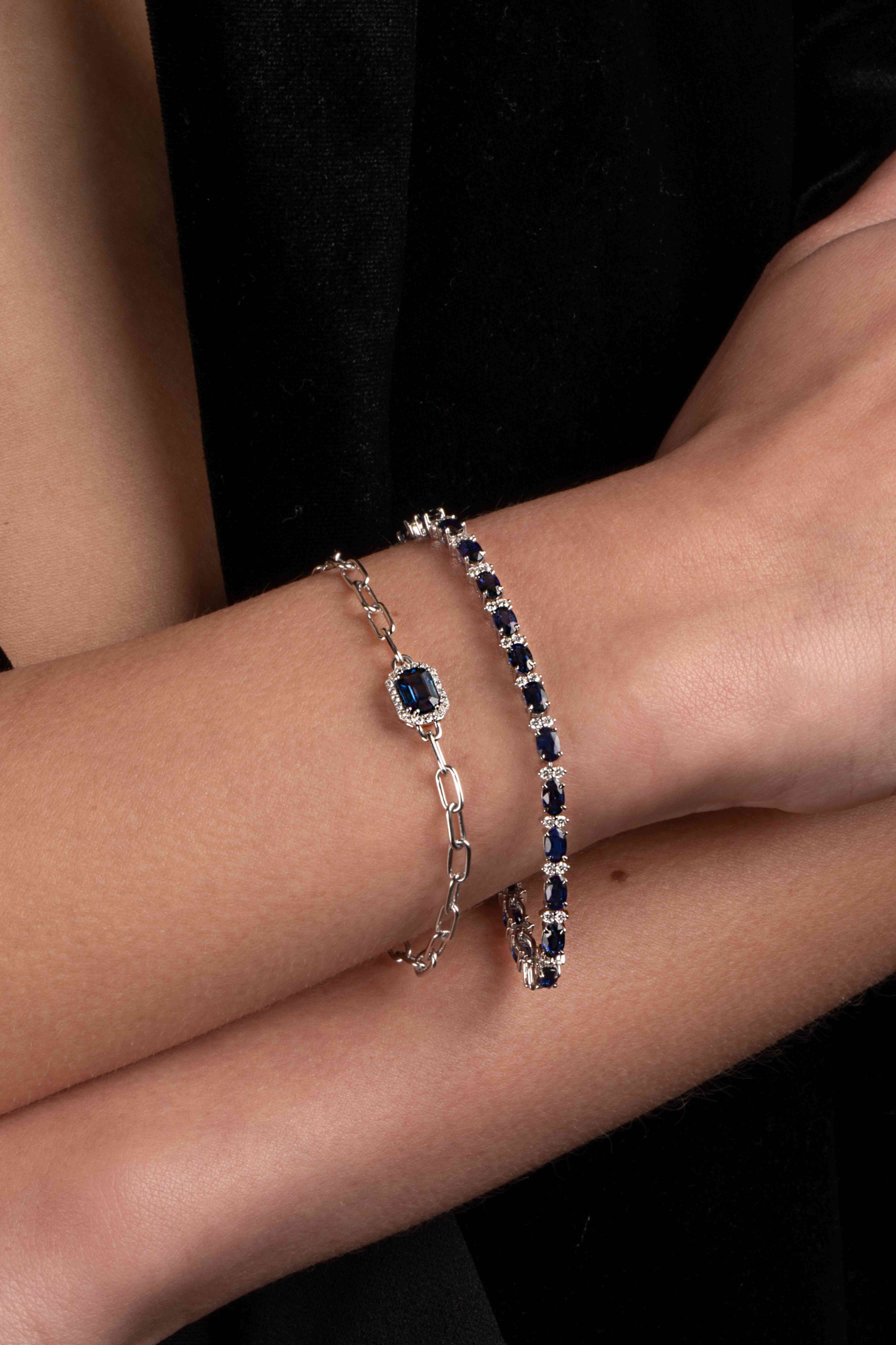 Sapphire Tennis Bracelet