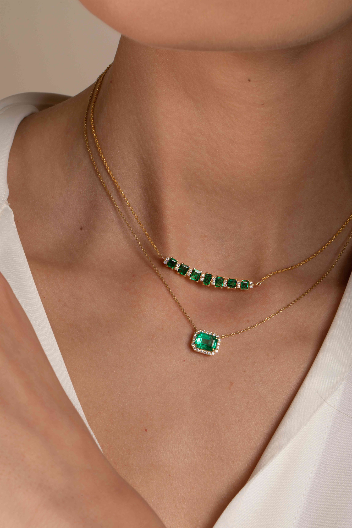 Classic Emerald Pendant
