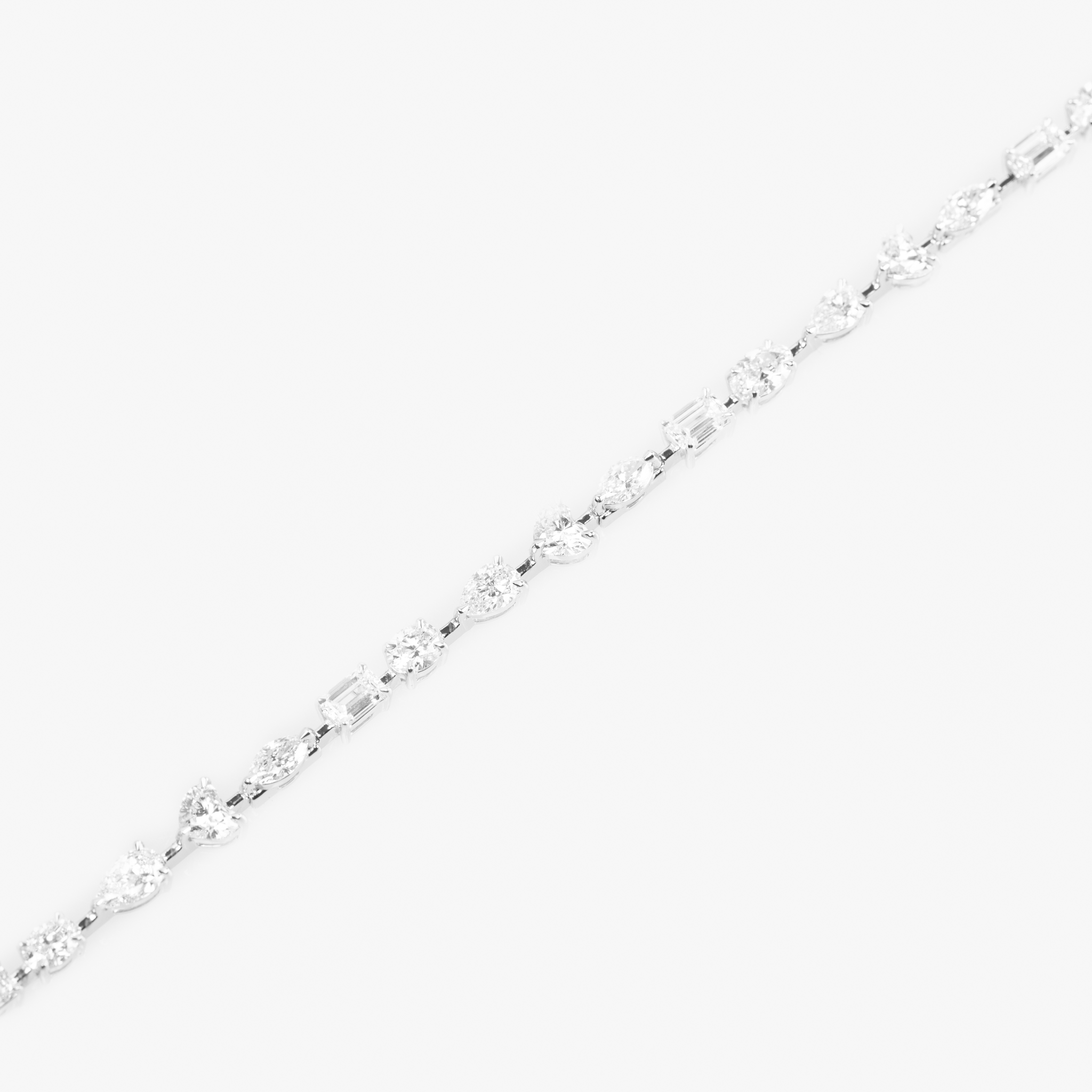 Mixed Shape Diamond Bracelet