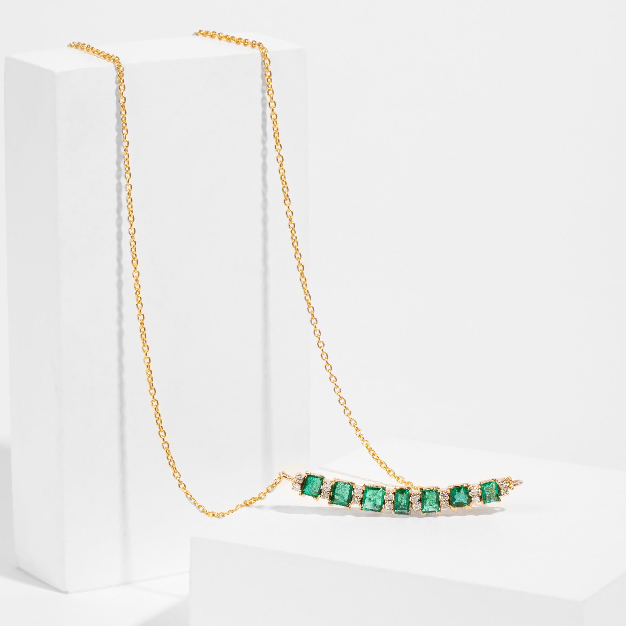Elisa Emerald Pendant