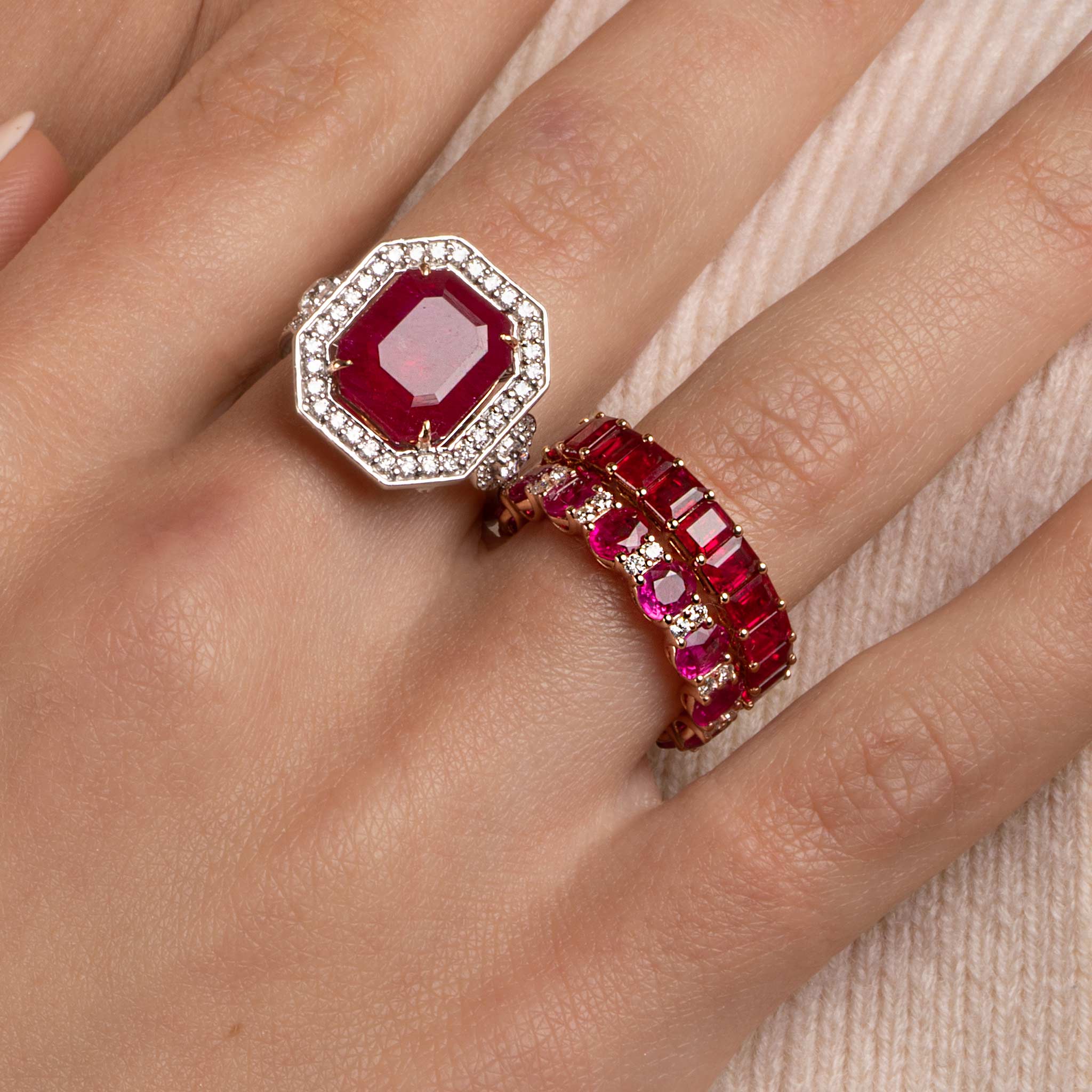 Ruby and Diamond Band