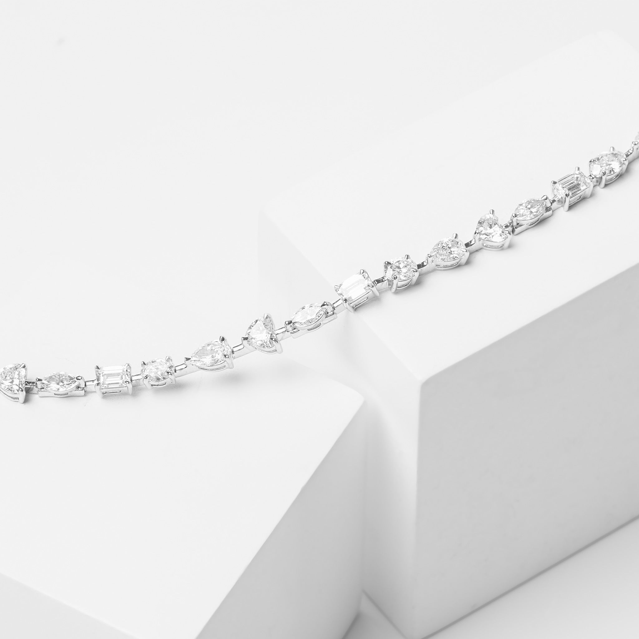 Mixed Shape Diamond Bracelet